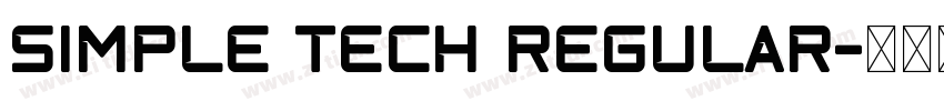 Simple Tech Regular字体转换